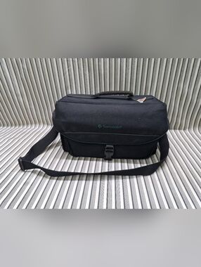 Samsonite Camera Bag Padded Dividers Shoulder Travel Case Black